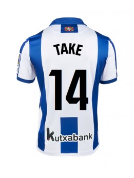 Real Sociedad Takefusa Kubo #14 Replika Hemmakläder 2024-25 Kortärmad